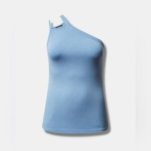 NWT 🏷️Torrid Blue Asymmetrical Fitted Tank Top